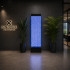 Laisvai pastatoma burbulinė vandens sienelė su led rgb apšvietimu, 150 x 39 x 26 cm