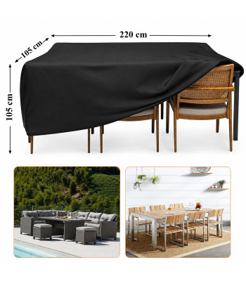 Neperšlampamas uždangalas lauko baldams ir stalui 220 x 105 x 105 cm