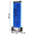 Laisvai pastatoma burbulinė vandens sienelė su LED RGB apšvietimu, 183 x 50,5 x 28 cm