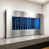 Pakabinamas vandens burbulų fontanas su led rgb apšvietimu, 95 x 55 x 11,5 cm