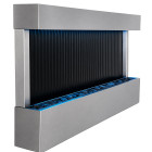 Kabanti vandens siena – kaskadinis fontanas su LED RGB apšvietimu 120x60x13cm