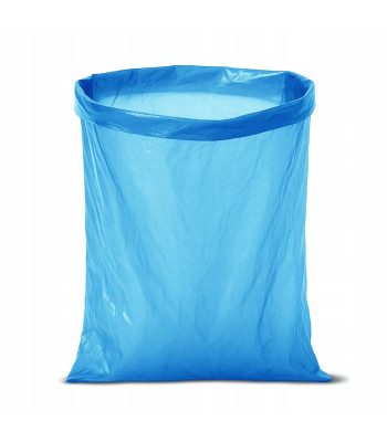 Universalūs stiprūs mėlyni šiukšlių maišai su raišteliais, 60L, 100 vnt.