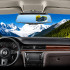 Automobilinis vaizdo registratorius – veidrodėlis, priekinis ir galinis vaizdas, Full HD