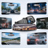 Automobilinis vaizdo registratorius – veidrodėlis, priekinis ir galinis vaizdas, Full HD