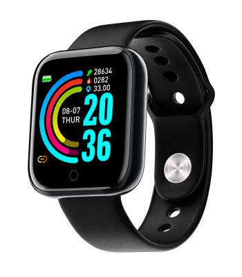 Išmanusis sportinis laikrodis moterims ir vyrams su Bluetooth, pulso, SMS ir miego funkcijomis