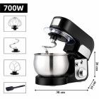 Planetarinis virtuvinis kombainas su dubeniu ir maišymo priedais, 3in1, 700W, 3L
