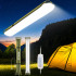 Pripučiama LED stovyklavimo ir turistinė lempa su USB jungtimi, 500 Lm, 90x12cm