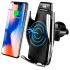 Gravitacinis telefono laikiklis su indukciniu įkrovikliu oro ventiliacijos grotelėms, 10 W