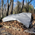 Tvirtas universalus apsauginis UV tentas, 3 x 4 m, 80 g/m²