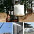 BigBag konteinerinis didmaišis griuvėsiams, grūdams, smėliui ir biriosioms medžiagoms, iki 1000 kg, 90x90x120 cm