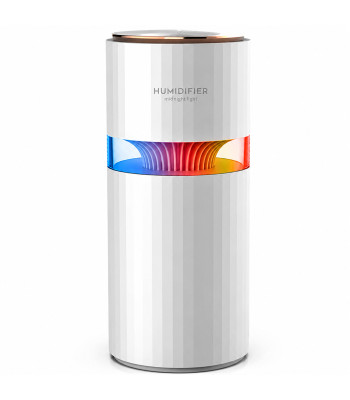 Oro drėkintuvas-difuzorius automobiliui su LED apšvietimu, 400 ml