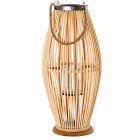 Medinis dekoratyvinis sodo žibintas, pastatoma žvakidė terasai 38cm