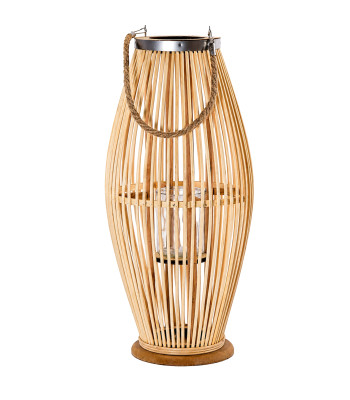 Medinis dekoratyvinis sodo žibintas, pastatoma žvakidė terasai 38cm