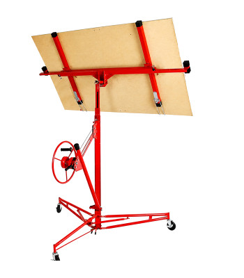 Gipso kartono ir OSB plokščių keltuvas-stovas 3,5 m, 68 kg