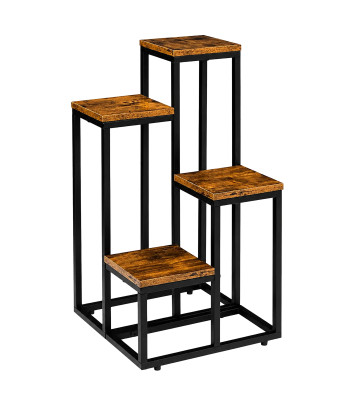 Pastatomas metalinis gėlių stovas augalams, 4 lygių, 68cm
