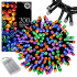 Kalėdinė dekoratyvinė girlianda medžiui, įvairiaspalvė, RGB, 200 LED, 20 m