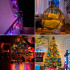 Kalėdinė dekoratyvinė girlianda medžiui, įvairiaspalvė, RGB, 200 LED, 20 m