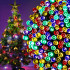 Kalėdinė dekoratyvinė girlianda medžiui, įvairiaspalvė, RGB, 200 LED, 20 m