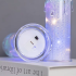 Elektrinė LED žvakutė – įdėklas žvakidei, blizganti, baterijomis, 19,5 cm