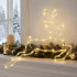 Kalėdinis elnias su 43 LED, šiltai balta šviesa, dekoracija – 46 cm