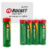 Cinko-anglies baterijų rinkinys Rocket, 24 vnt., AA R6, 1,5V
