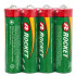 Cinko-anglies baterijų rinkinys Rocket, 24 vnt., AA R6, 1,5V