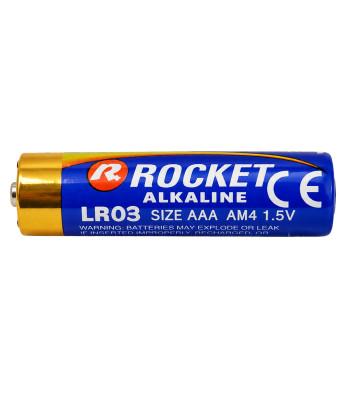 Šarminės baterijos Rocket – LR03 AAA 1,5V LR3, 45 x 4 vnt.