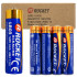 Šarminės baterijos Rocket – LR03 AAA 1,5V LR3, 45 x 4 vnt.