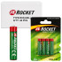 Rocket cinko-anglies baterijų rinkinys, 40 vnt. (10 rinkinių po 4 vnt.), AAA R03, 1,5V