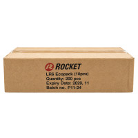 Šarminės baterijos Rocket LR06 AA LR6, 1,5V, 20 x 10 vnt.