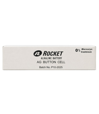 Šarminės mygtukinės baterijos, rinkinys Rocket AG10 1,5V LR54, 20 x 10 vnt.