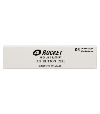 Šarminės mygtukinės baterijos Rocket, 20 rinkinių po 10 vnt., AG13 LR44 1,5 V