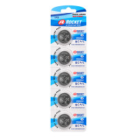 Ličio saginės baterijos Rocket, 100 vnt. (20 rinkinių po 5 vnt.), CR2032, 3V, 240mAh
