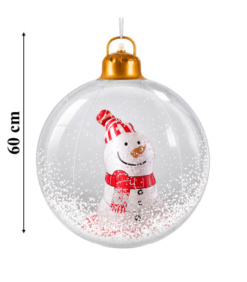 Pripučiama dekoratyvinė kalėdinė dekoracija, 60 cm
