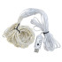 Kalėdinė šviečianti užuolaida, šiltai balta, USB, 300 lempučių, 3 m