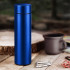 Terminis puodelis-termosas su temperatūros jutikliu ir LCD ekranu, mėlynas, 500 ml
