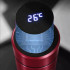Terminis puodelis-termosas su temperatūros jutikliu ir LCD ekranu, raudonas, 500 ml