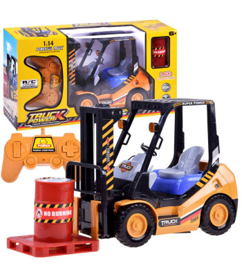 Didelis nuotoliniu būdu valdomas šakinis krautuvas su palete RC0035