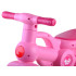 Rožinis balansinis dviratukas