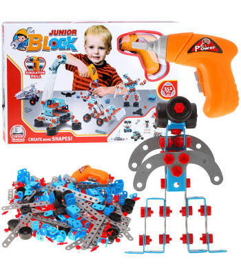 Kūrybiniai konstravimo kaladėlės 550 vnt.