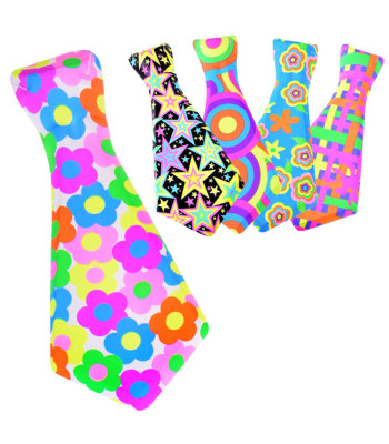 Spalvotas Kaklaraištis su Gumele Karnavalui