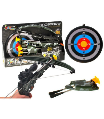 Kusza su lazeriniu taikikliu ir taikiniu