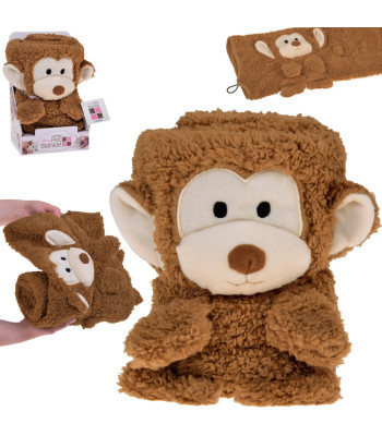 Miękštas antklodė - žaislas 2 viename MAŽYLIS Mokka Mouse