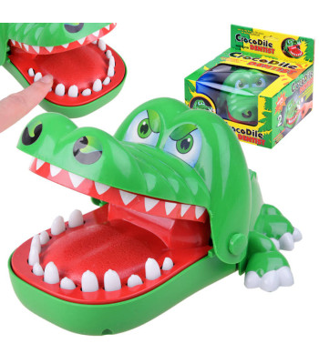 Krokodilo žaidimas su dantukais