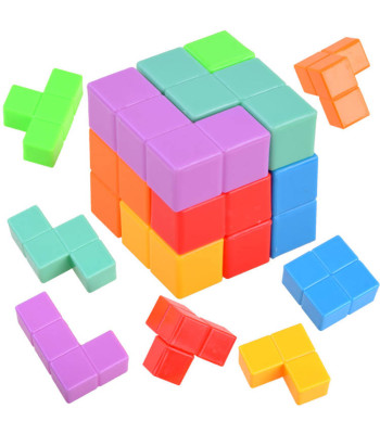 Maginė spalvota Tetris tipo kubas GR0153