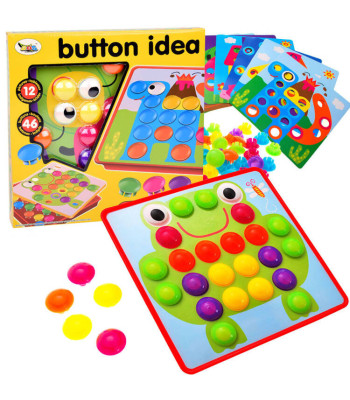 Kūrybinė mozaika dėlionė su smeigtukais