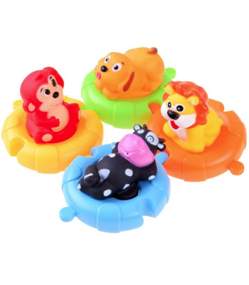 Guminiai gyvūnėliai ant plaukiojančių dėlionių ZA1821