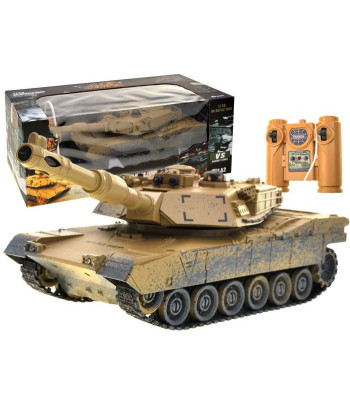 Nuotoliniu būdu valdomas tankas M1A2 dykumos kamufliažu RC0374