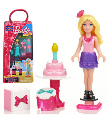 Mega Bloks Barbie Lėlė su Konstruktoriais