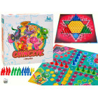 Dvipusis stalo žaidimas 'Kinų šaškės' ir 'Halma' 2in1 GR0269